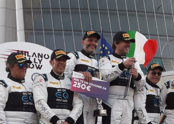 Ceremonia de premios del Smart EQ ForTwo E-Cup