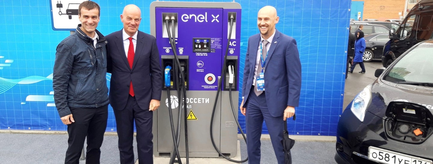 Enel X charging points arrive in Russia