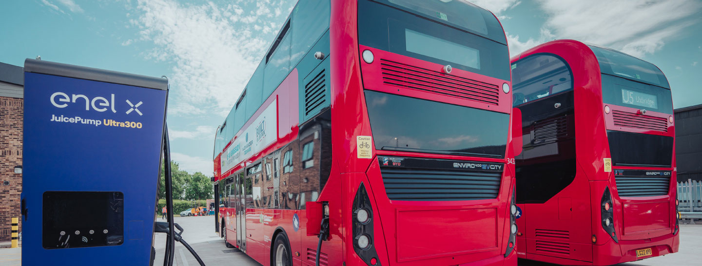 Enel X completes its first electric bus project in the UK