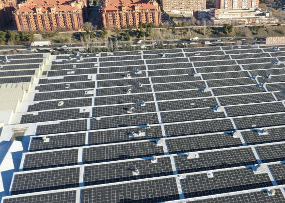 photovoltaic plant of madrid