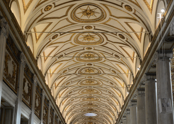 Techo de la basílica de Santa María la Mayor