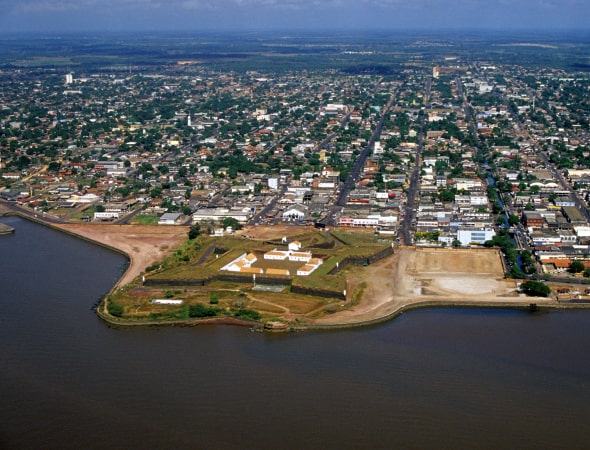 aerial view of a city